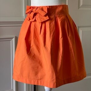 Orange Bow Detail Skirt Size XSmall